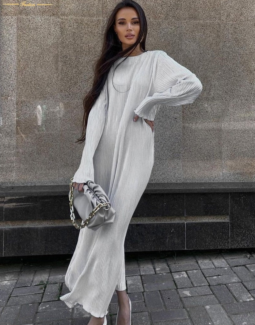 SLEEVE MAXI DRESS