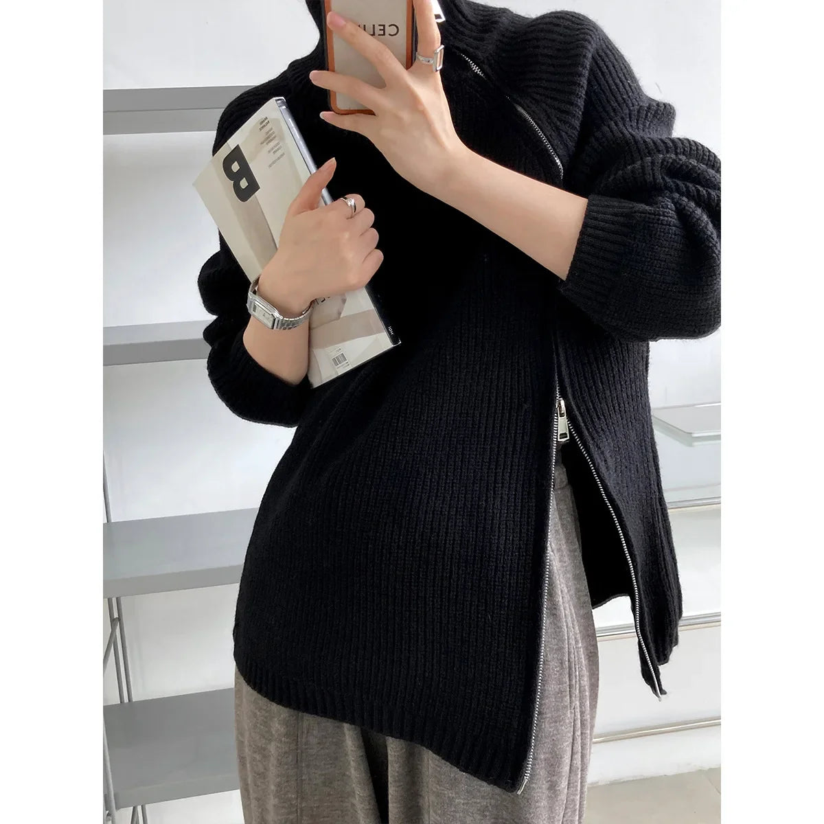 OVERSIZE FASHION SWEATER