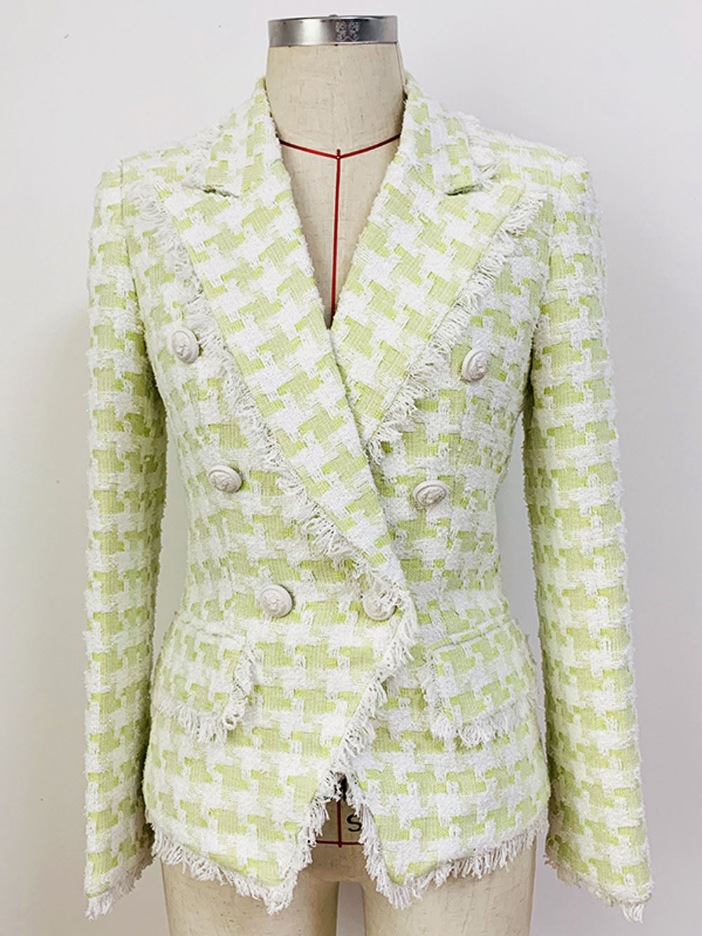 TWEED BLAZER LIME